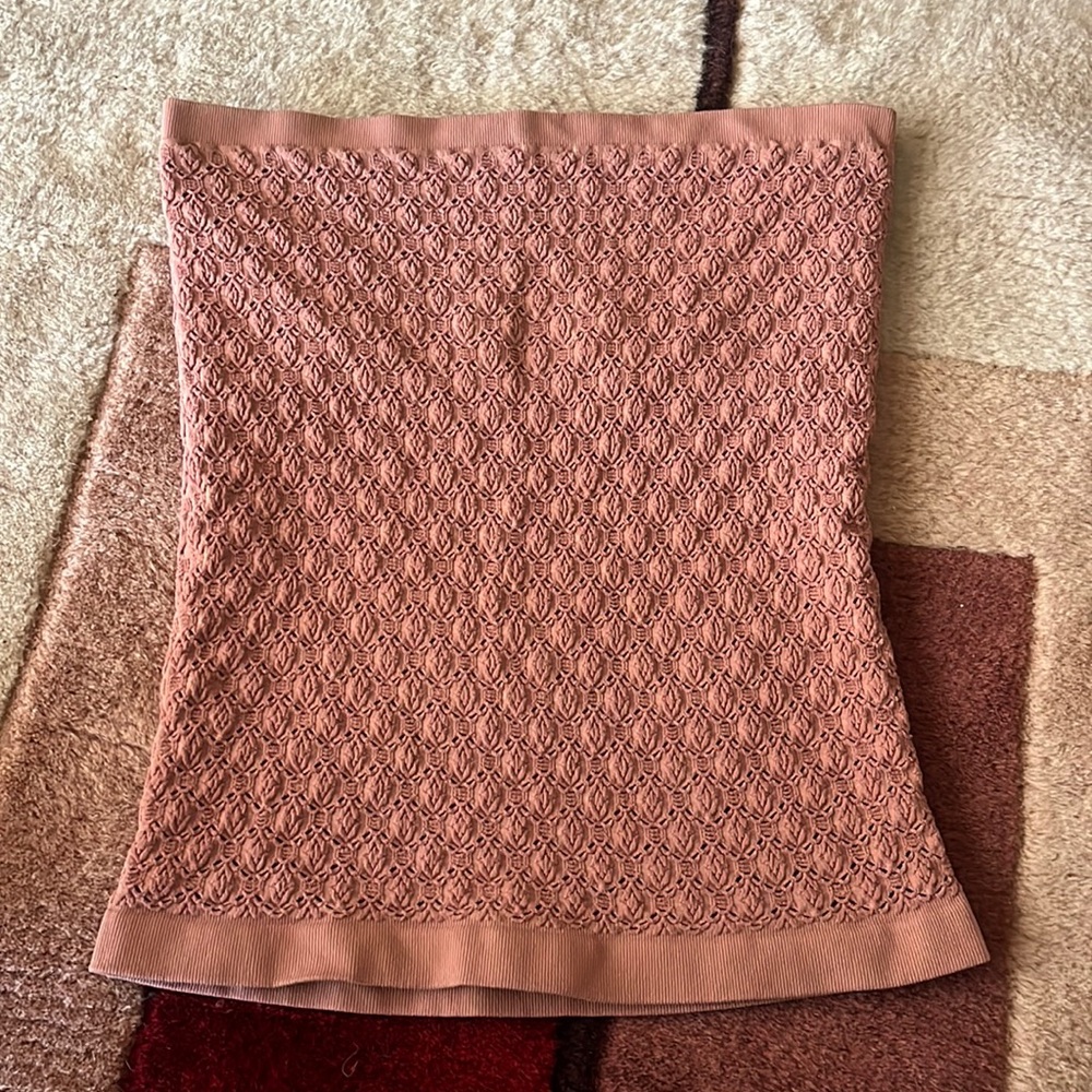 Free People Tube Top (rose pink). Size XS/S